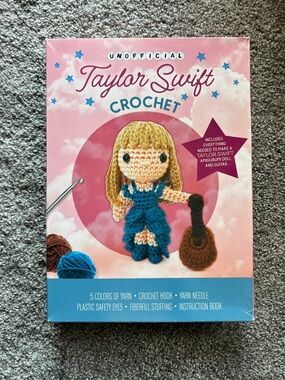 Unofficial Taylor Swift Crochet Kit - Pink Box